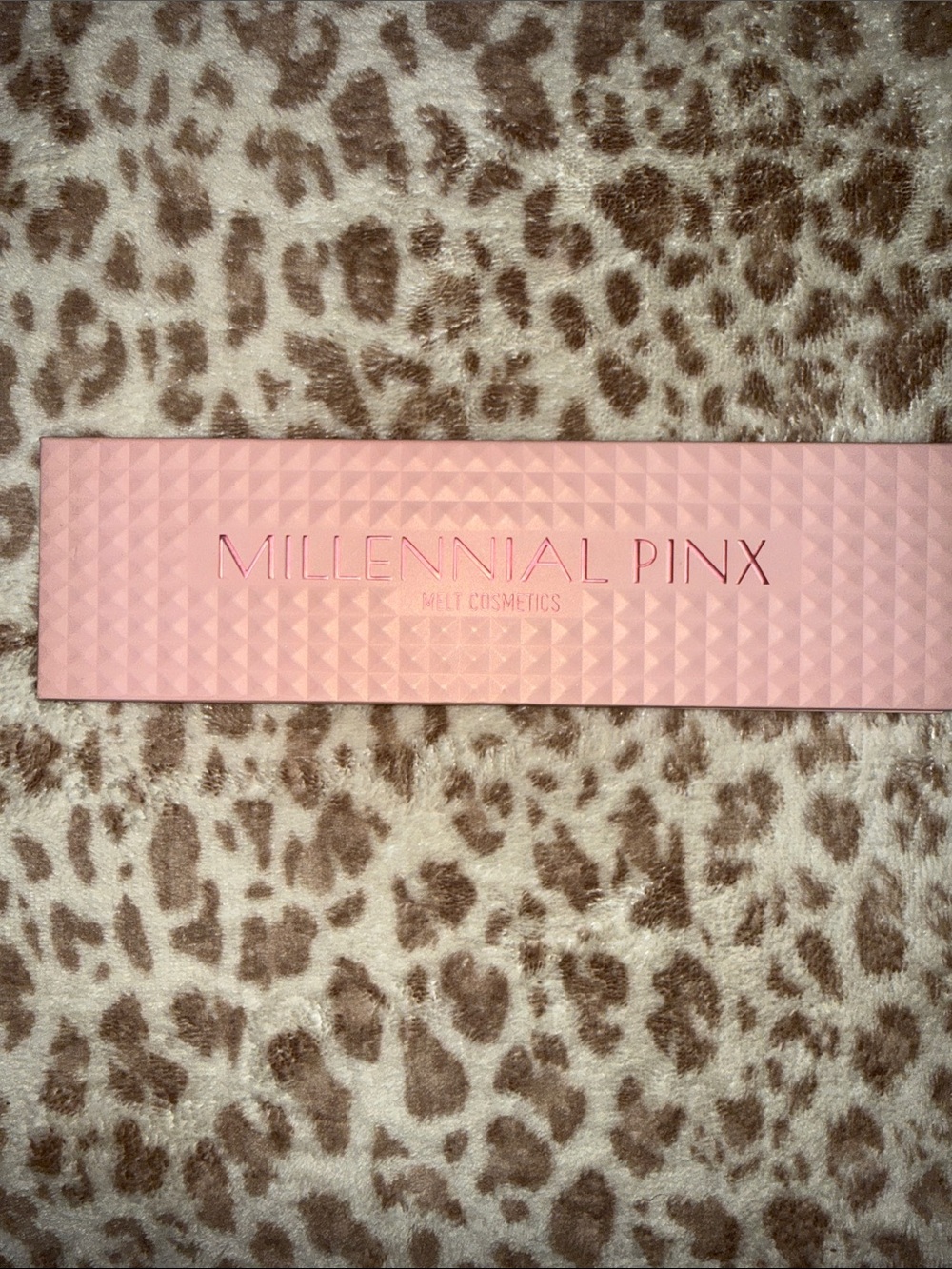 Melt Cosmetics Millennial Pinx Palette - lightly swatched no box